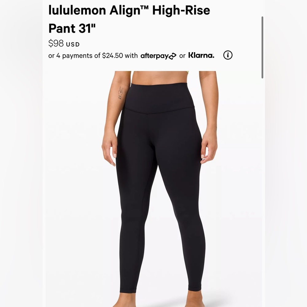 lululemon Align™ High-Rise Pant 31"
